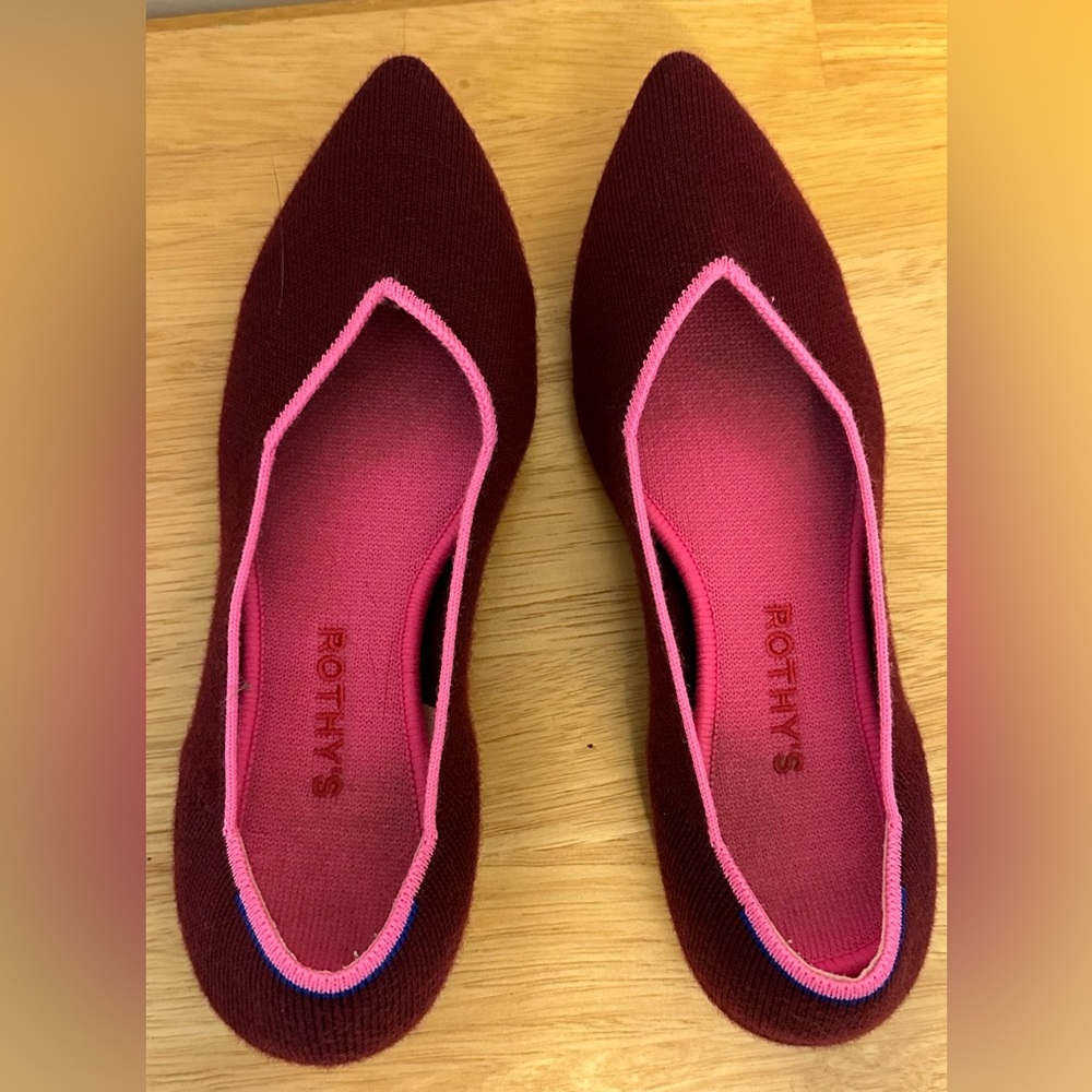 Rothy’s - The Point - Size 7.5 - Currant